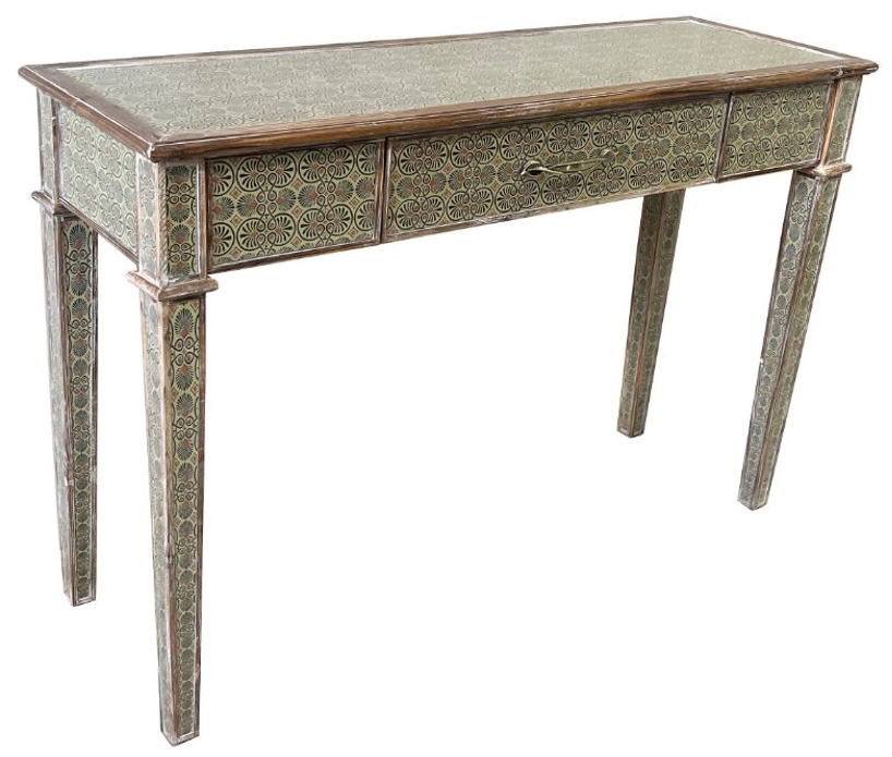 Product photograph of Mindy Brownes Amira 1 Drawer Retro Console Table from Choice Furniture Superstore.